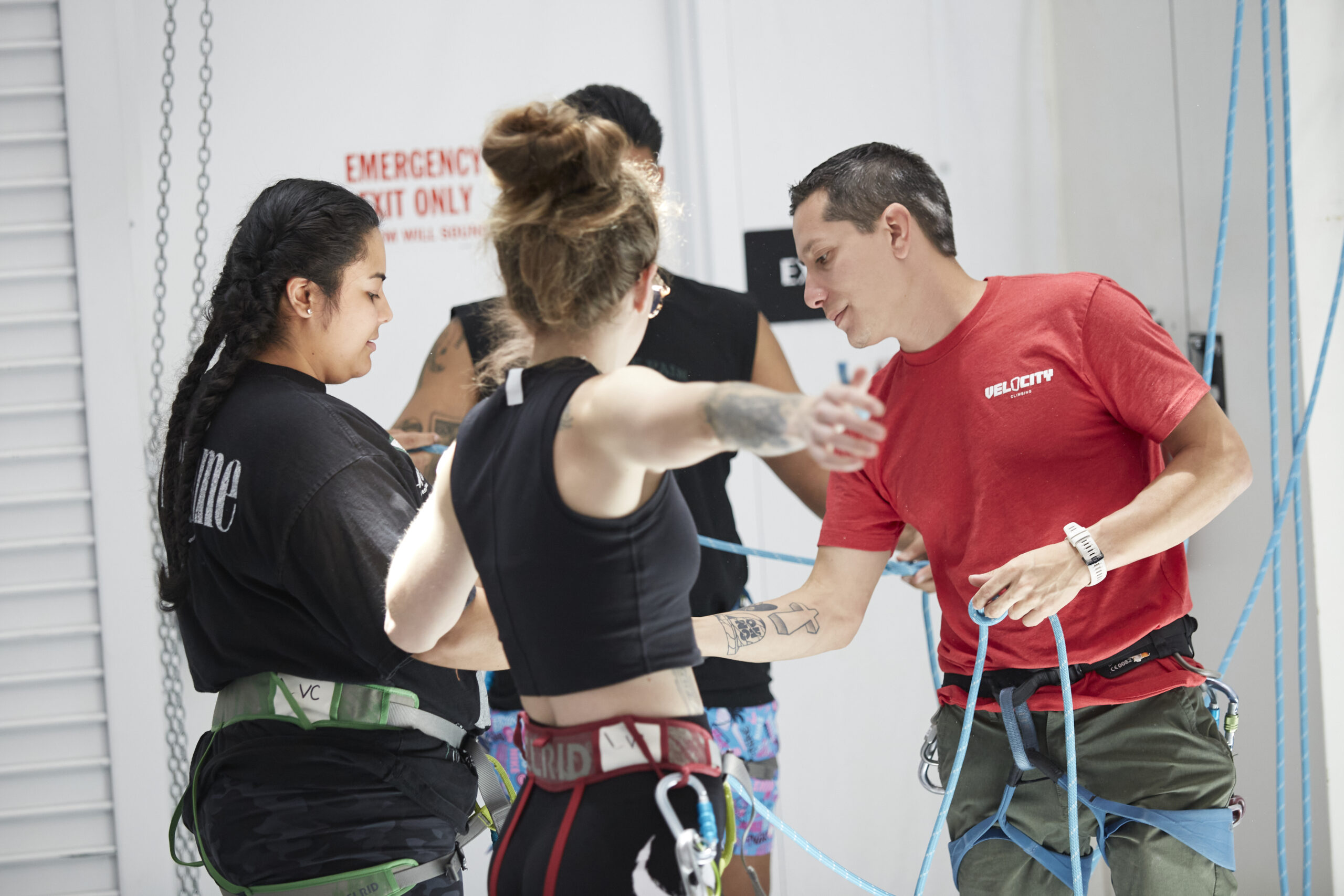 Meet with our experienced staff at Velocity Climbing